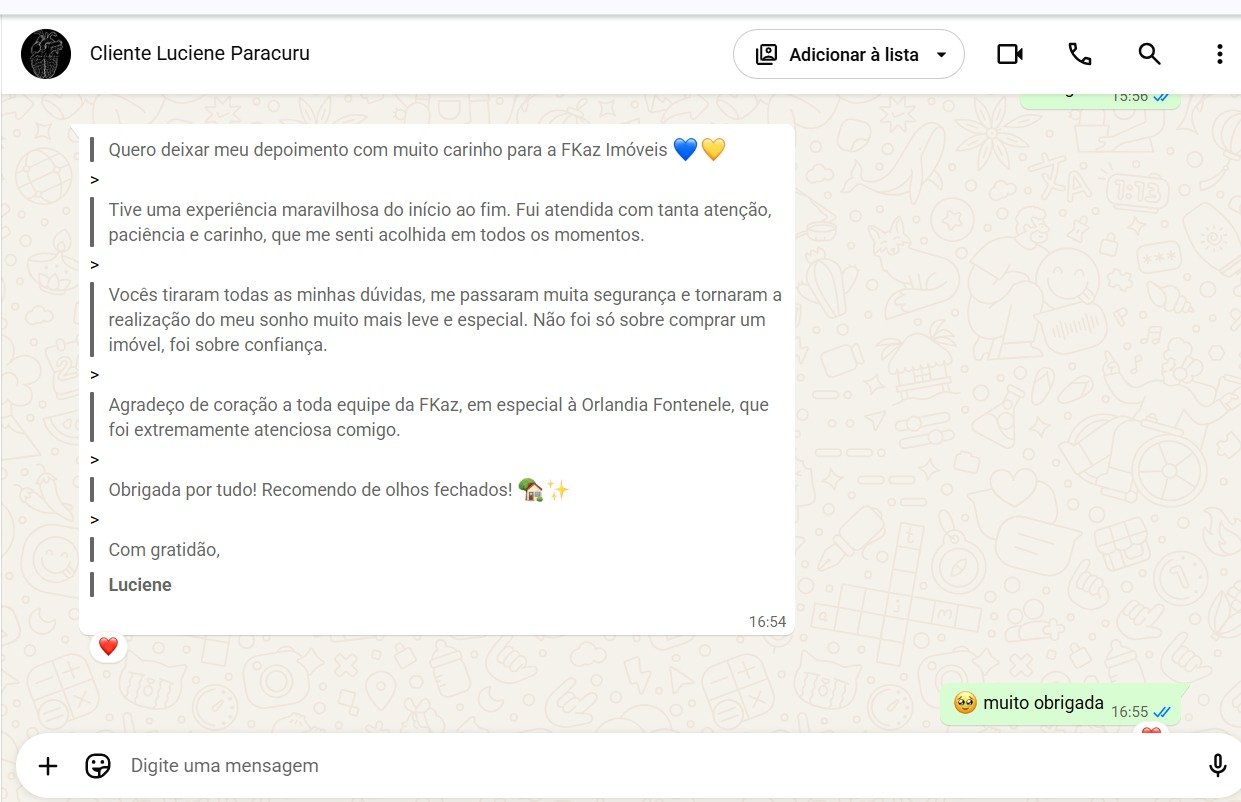 Feedback de Luciene Rodrigues dos Santos